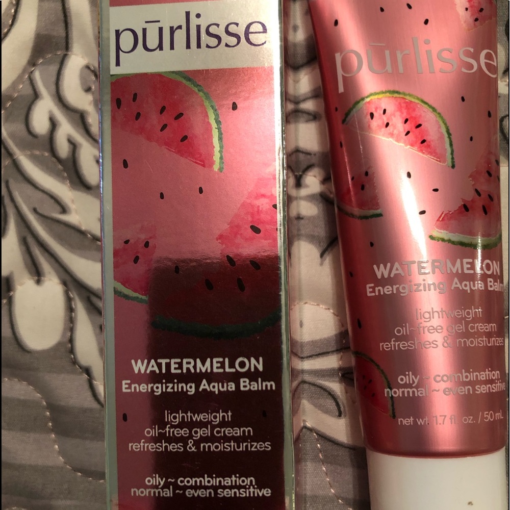 NIB! Purlisse Watermelon Energizing Aqua Balm